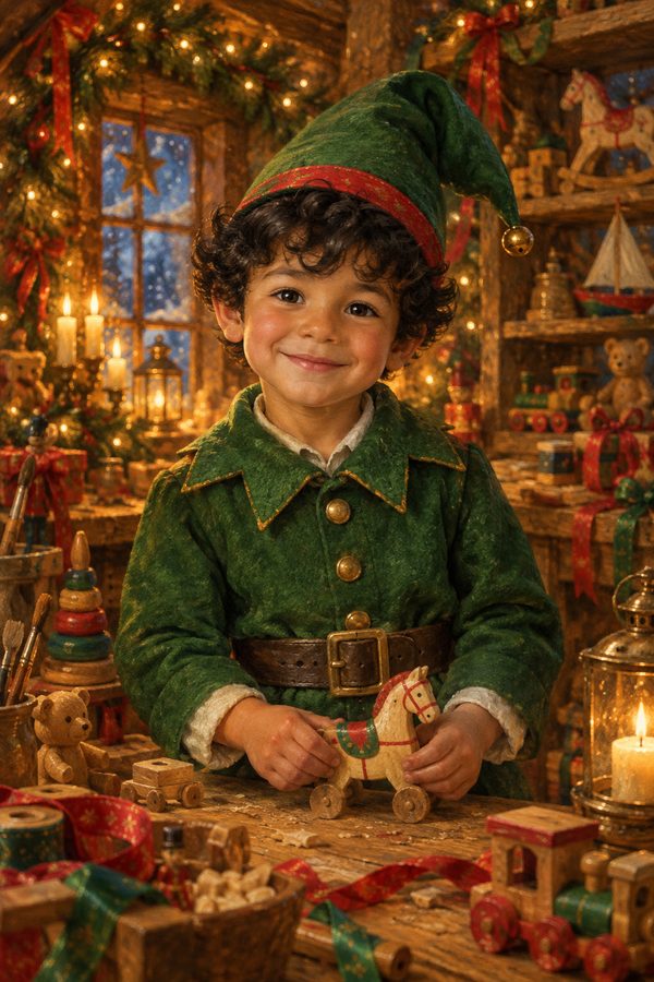 Little Elf Workshop portrait style example