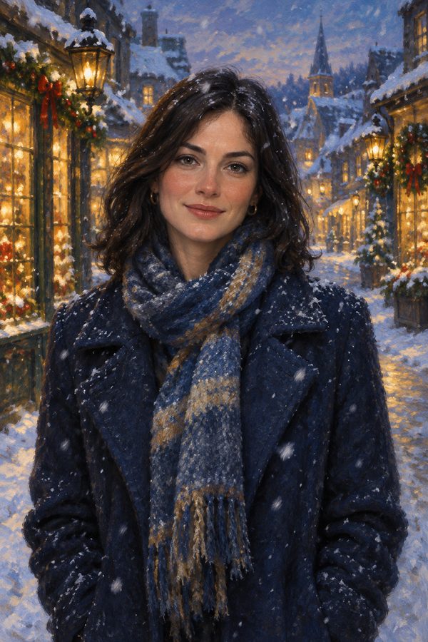 Winter Wonderland portrait style example
