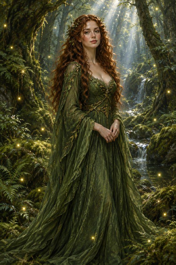 Forest Enchantress portrait style example