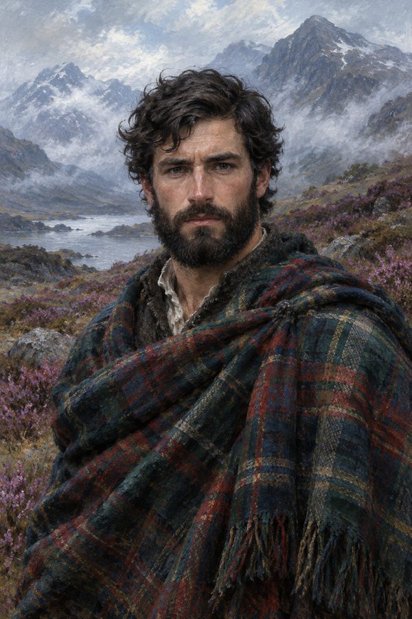 Highland Clan portrait style example