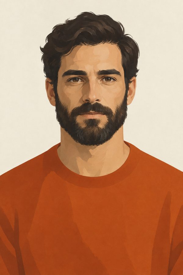 Modern Minimalist portrait style example