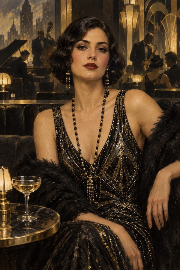 1920s Glamour portrait style example